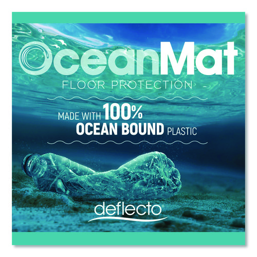 OceanMat Carpet Chair Mat, 36 x 48, Lipped, Clear