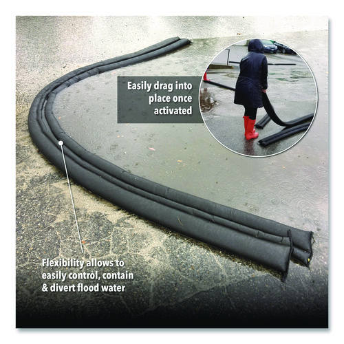 Flood Barriers, 6" x 10 ft x 3.5", 8/Box
