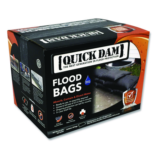 Flood Bags, 12" x 24" x 3.5", 20/Box