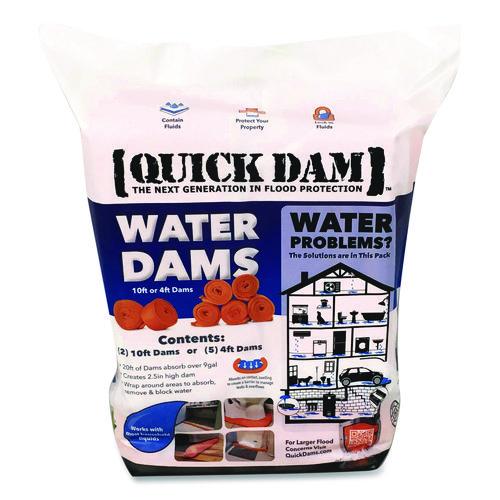 Water Dams, 2.5" x 4 ft x 2.5", 5/Pack