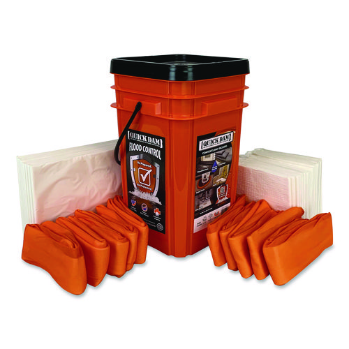 Indoor Bucket Kit, (1) Bucket, (10) Drip Mats, (20) Mats, (10) 4 ft Water Dams