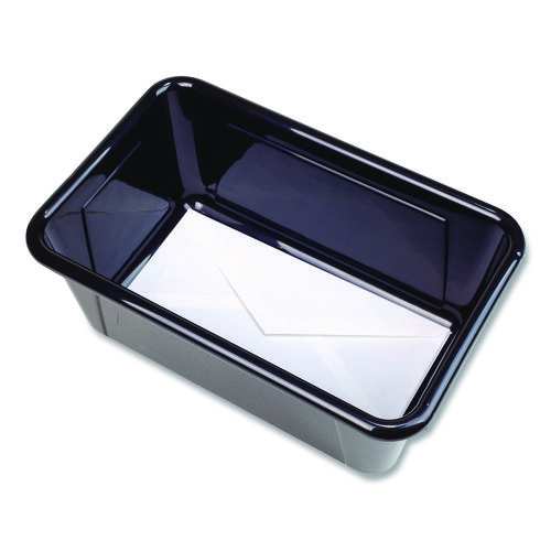 Cubby Bin, Neutral Tones 1.8 gal, 7.8" x 12.09" x 5.18", Black, 5/Pack