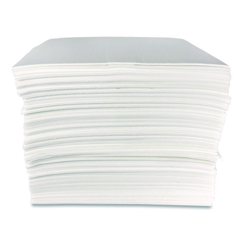 Mighty Mat Heavy Absorbent Pads, 18 gal, 16" x 18", 100/Box