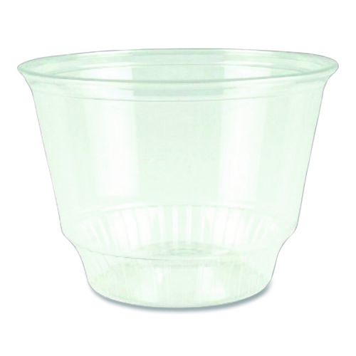 Plastic Cold Cups, Sundae, 8 oz, Clear, 1,000/Carton