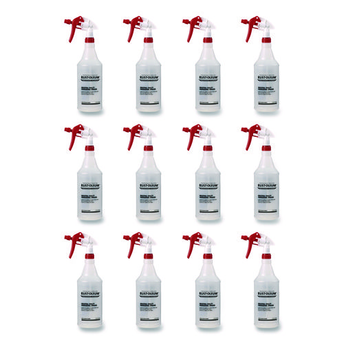 Empty Trigger Sprayer, 32 oz, Clear, 12/Carton