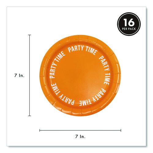 Birthday Tableware Pack, 24 Cups, 24 Dessert Plates, 24 Dinner Plates, 48 Paper Napkins, Assorted Colors, 120 Pieces/Kit