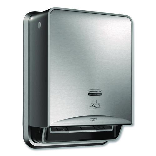 ICON Automatic Roll Towel Recessed Dispenser Housing, Narrow without Trim Panel, Stainless Steel