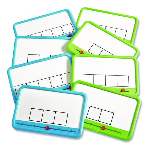 ELKONIN Box Magnetic Dry Erase Board Set, 11.4 x 5, White Surface, 8 Boards