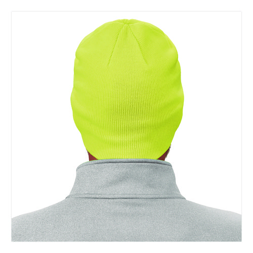 N-Ferno 6812 Rib Knit Beanie, One Size Fits Most, Lime