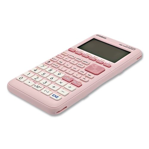FX-9750GIII 3rd Edition Graphing Calculator, 21-Digit LCD, Pink