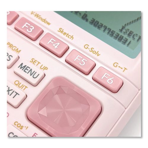 FX-9750GIII 3rd Edition Graphing Calculator, 21-Digit LCD, Pink
