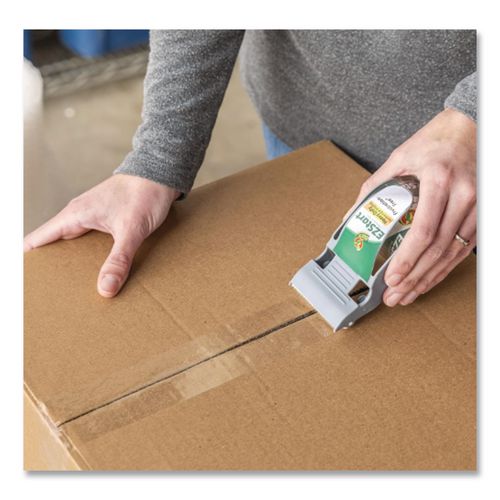 EZ Start Premium Packaging Tape with Dispenser, 3" Core, 1.88" x 22.2 yds, Clear, 6/Pack