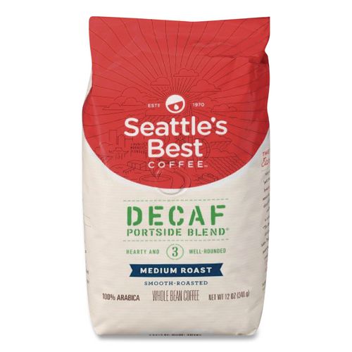 Port Side Blend Ground Coffee, Decaffeinated, 12 oz Bag