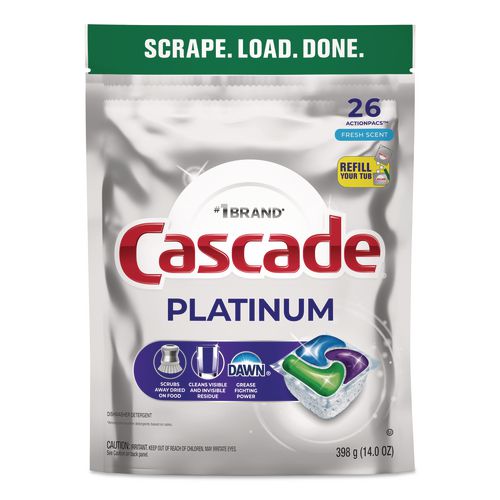 Platinum ActionPacs, Fresh Scent 14 oz Pack, 4 Packs/Carton