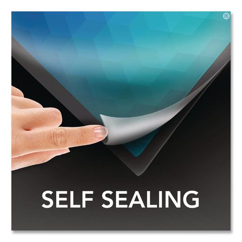 SelfSeal NoMistakes Repositionable Self-Adhesives, 8 mil, 4.6" x 6.3", Gloss Clear, 5/Pack