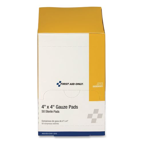 Sterile Gauze Pads, 4 x 4, 50/Box