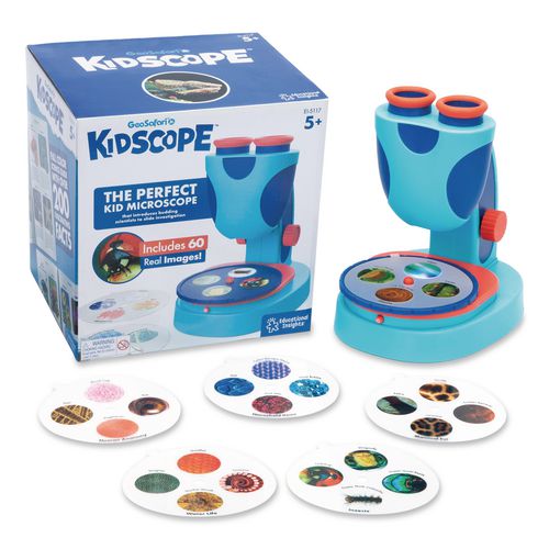 GeoSafari Jr. Kidscope, Ages 5 and Up, 3x Magnification, Blue