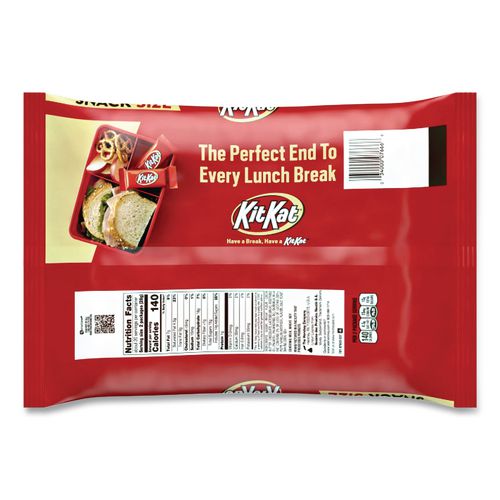 Snack Size, Crisp Wafers in Milk Chocolate, 20.1 oz Bag