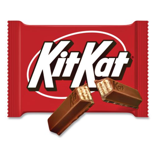 Wafer Bar with Milk Chocolate, 1.5 oz Bar, 36 Bars/Box