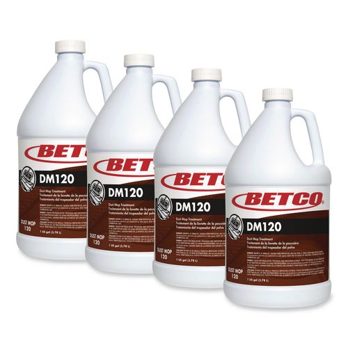 DM120 Mop Treatment, Banana Scent, 1 gal Bottle, 4/Carton