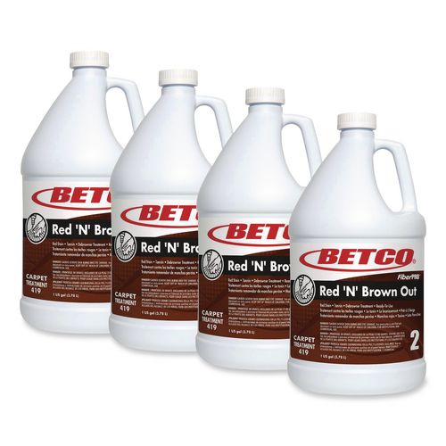 FiberPro Red 'N' Brown Out, 1 gal Bottle, 4/Carton
