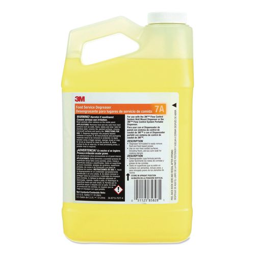 Food Service Degreaser Concentrate 7A, 0.5 gal Bottle, 4/Carton