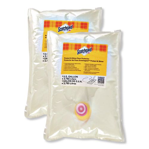 Protect And Shine Floor Protector, 1 gal Refill Bag, 2/Carton