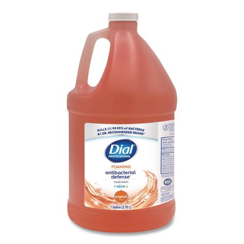 Antibacterial Foaming Hand Wash Refill, Plus Aloe, Original Scent, 1 gal, 4/Carton
