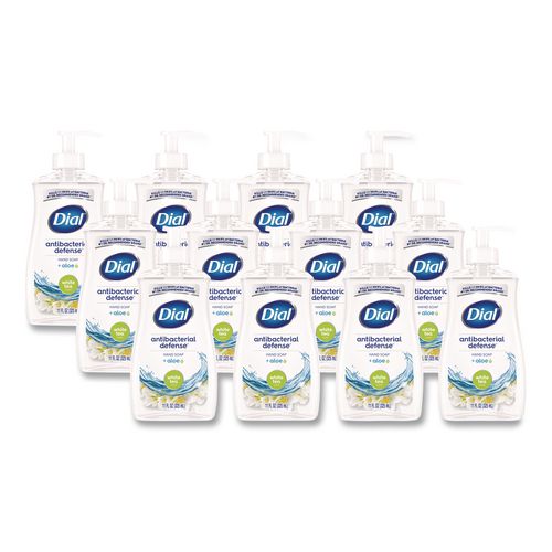 Antibacterial Liquid Hand Soap, White Tea Scent, 11 oz, 12/Carton