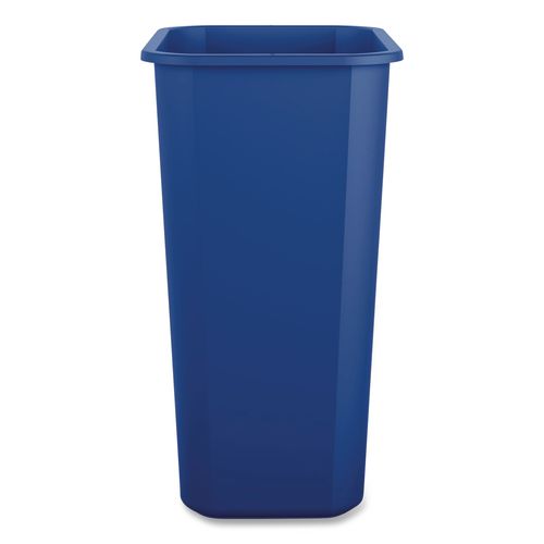 Recycling Container, 10 gal, Polypropylene, Blue