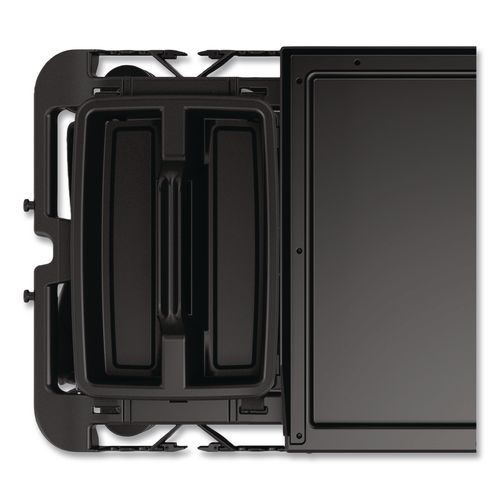 Housekeeping Cart Carry Caddy Accessory, Polypropylene, Black