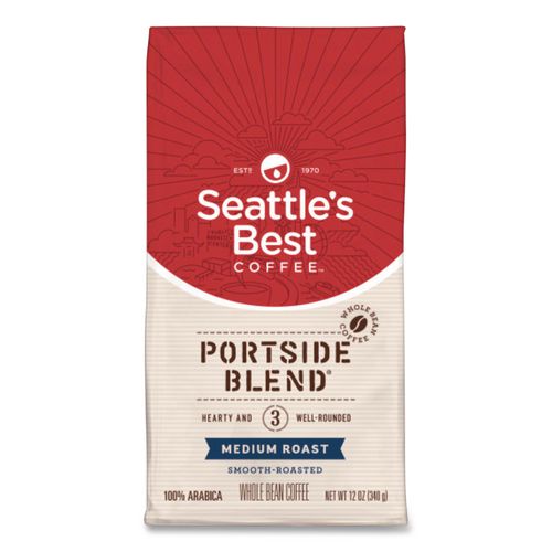 Level 3 Whole Bean Coffee, 12 oz Pack, 6/Carton
