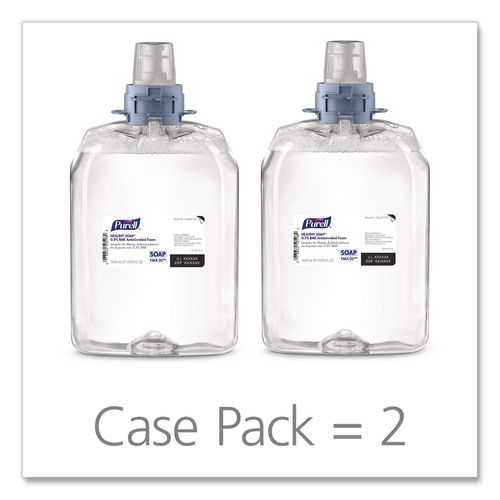 HEALTHY SOAP 0.5% BAK Antimicrobial Foam Refill, For FMX-20 Dispenser, Light Fresh Scent, 2,000 mL, 2/Carton