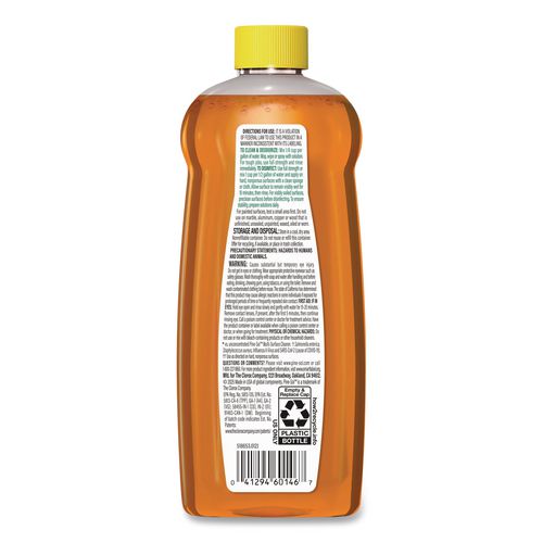 Multi-Surface Cleaner Disinfectant Concentrated, Pine Scent, 14 oz Bottle, 12/Carton