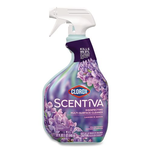 Scentiva Disinfecting Multi-Surface Cleaner, Bleach Free, Lavender