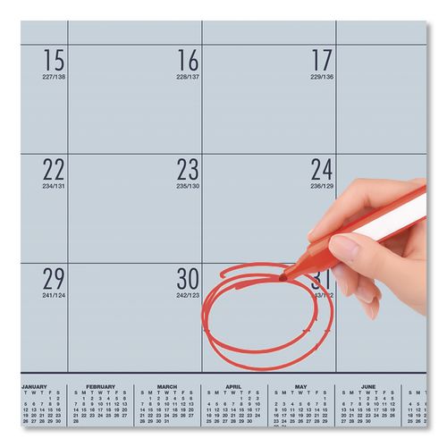 EcoTones Recycled Academic Desk Pad Calendar, 18.5 x 13, Orchid Sheets, Cordovan Corners, 12-Month (Aug to July): 2025-2026
