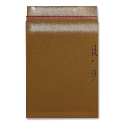 Jiffy Rigi Bag Mailer, #4, Square Flap, Self-Adhesive Closure, 9.5 x 13, Natural Kraft, 200/Carton