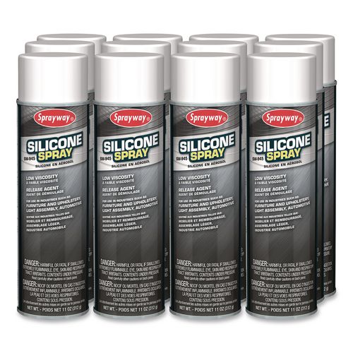 Silicone Spray, 20 oz Can, 12/Carton