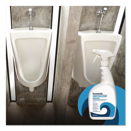 Urine Stain and Odor Remover, Fresh Mint Scent, 32 oz, 12/Carton
