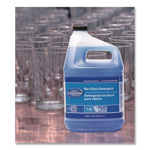 Bar Glass Detergent, 1 gal Bottle, 4/Carton