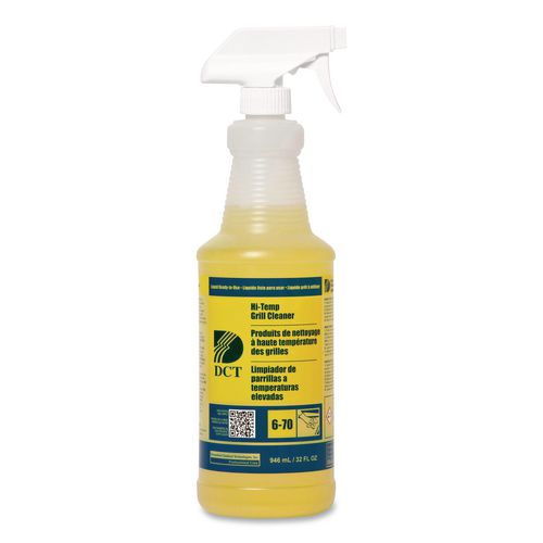 High-Temp Grill Cleaner, One Trigger Sprayer and (6) 32 oz Bottles/Carton