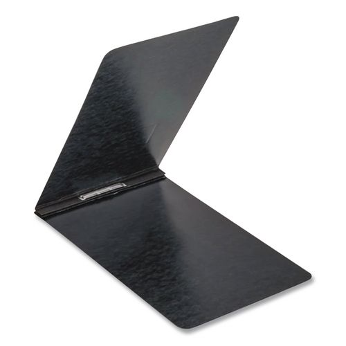 PressGuard Report Cover with Reinforced Top Hinge, Two-Prong Metal Fastener, 2" Capacity, 8.5 x 14, Black/Black