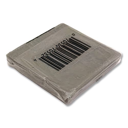 Design Kneaded Rubber Art Eraser, For Pencil Marks, Rectangular Block, Large, Gray