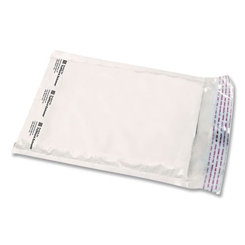 Jiffy TuffGard Self-Seal Cushioned Mailer, #2, Barrier Bubble Air Cell Cushion, Self-Adhesive Closure, 8.5 x 12, White, 25/CT