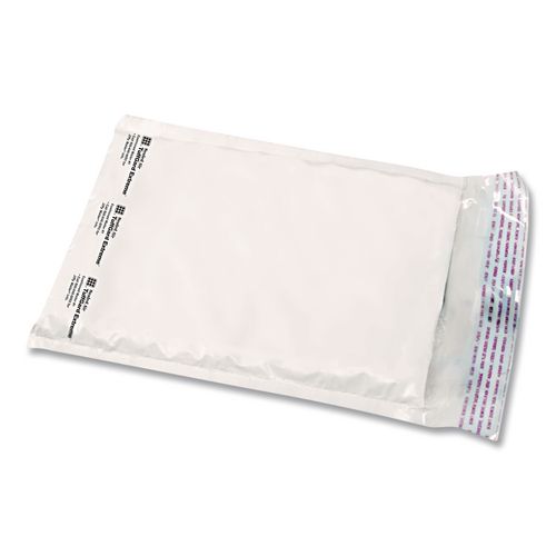 Jiffy TuffGard Self-Seal Cushioned Mailer,#5, Barrier Bubble Air Cell Cushion, Self-Adhesive Closure, 10.5 x 16, White, 25/CT