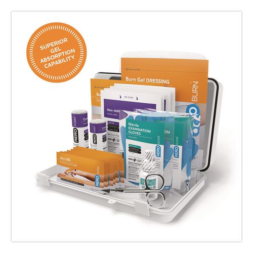 25 Series Burn Kit, 51 Pieces, Plastic Case, 4/Carton