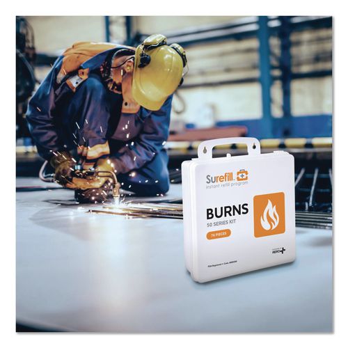 50 Series Burn Kit, 76 Pieces, Plastic Case, 4/Carton