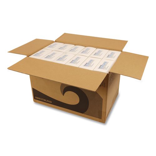 Steel Wool Soap Pads, 3" x 2.5", Blue, 15 Pads/Box, 12 Boxes/Carton