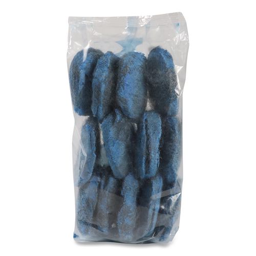 Steel Wool Soap Pads, 3" x 2.5", Blue, 15 Pads/Box, 12 Boxes/Carton