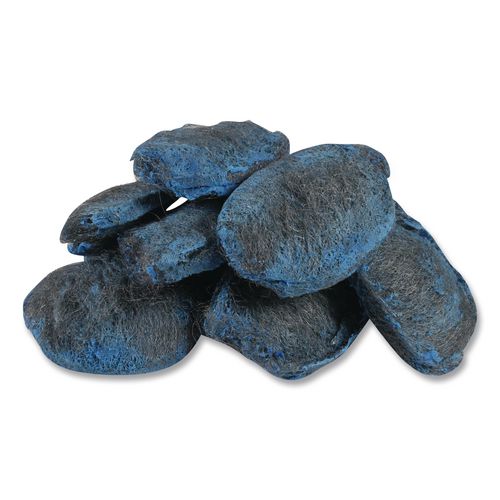 Steel Wool Soap Pads, 3" x 2.5", Blue, 15 Pads/Box, 12 Boxes/Carton